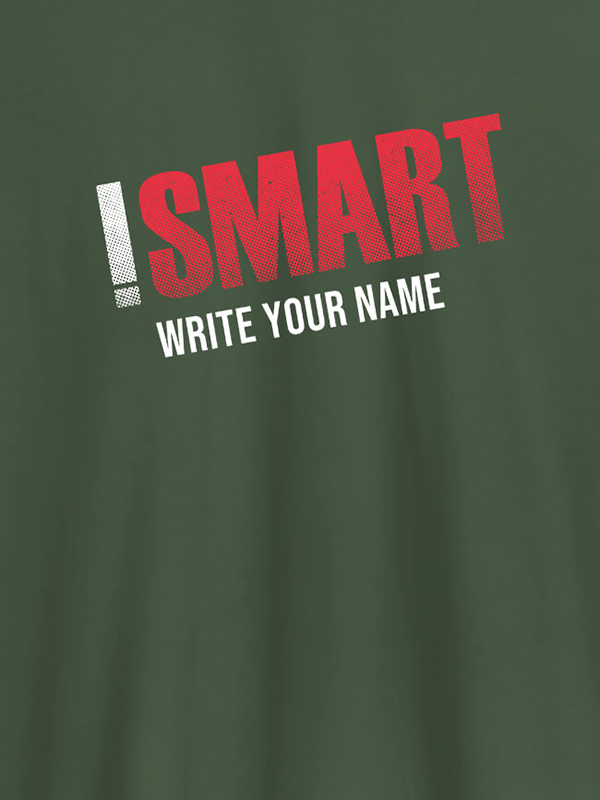 Custom iSmart with Your Name On Men T Shirts with Name, Text, and Photo