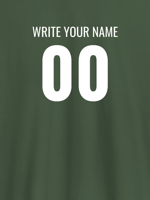 Custom Name and Number On Customized Men Tees