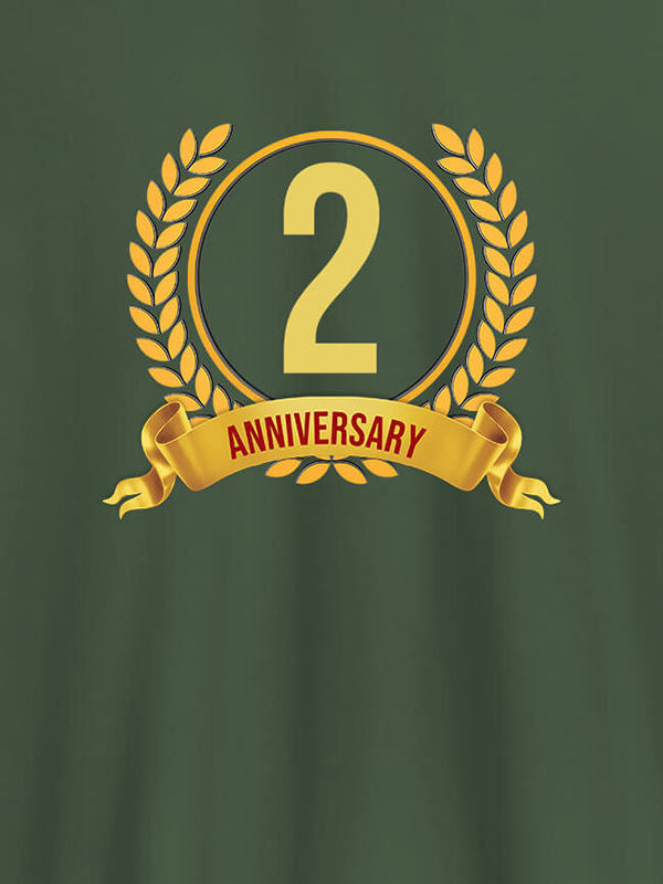 Custom Anniversary Theme On Personalized T-Shirt