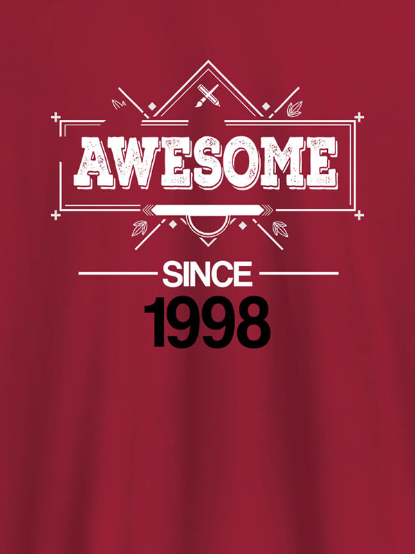 Custom Awesome Since Personalized Mens T Shirt