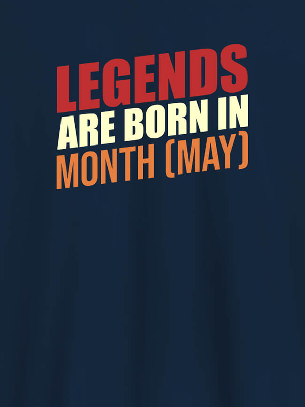 Custom Legends Are Born In November Printed Mens T Shirt
