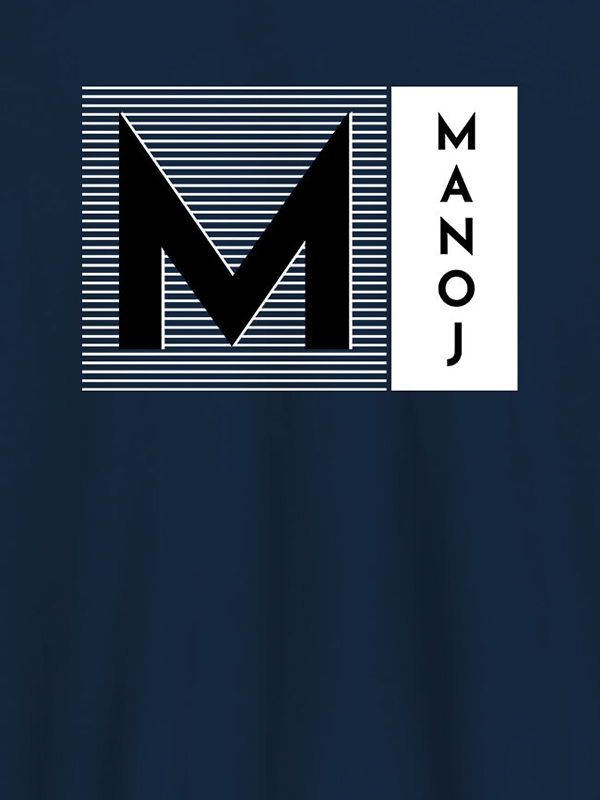 Custom Personalised Mens T Shirt With Initial Name