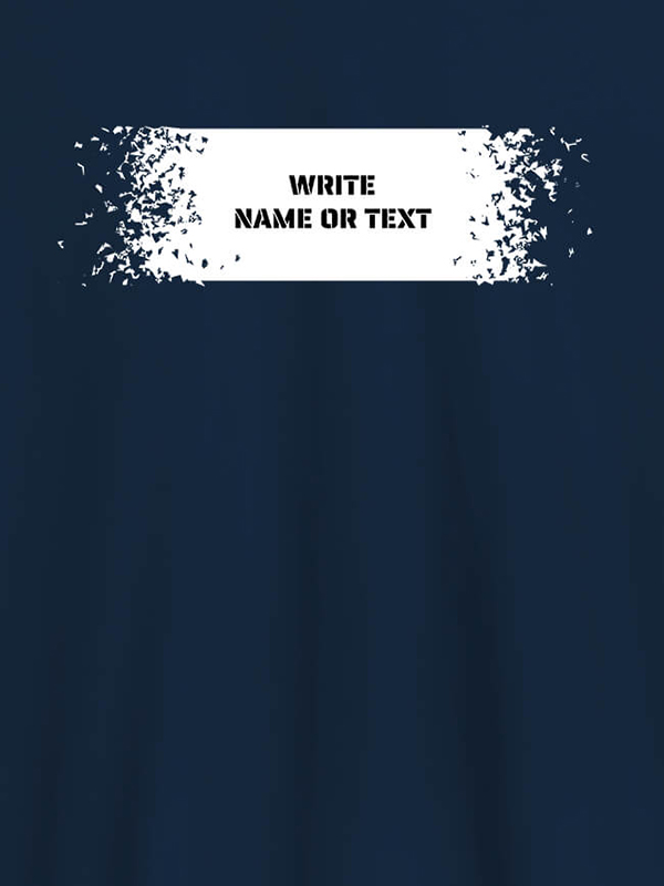 Custom Sprinkle Design with Name On T-shirts For Men with Name, Text and Photo
