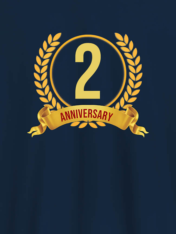 Custom Anniversary Theme On Personalized T-Shirt