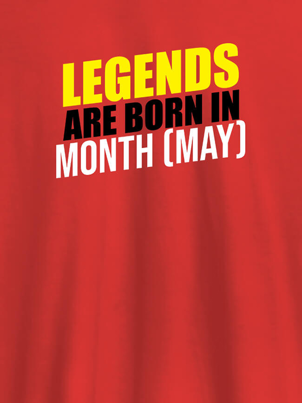 Custom Legends Are Born In November Printed Mens T Shirt