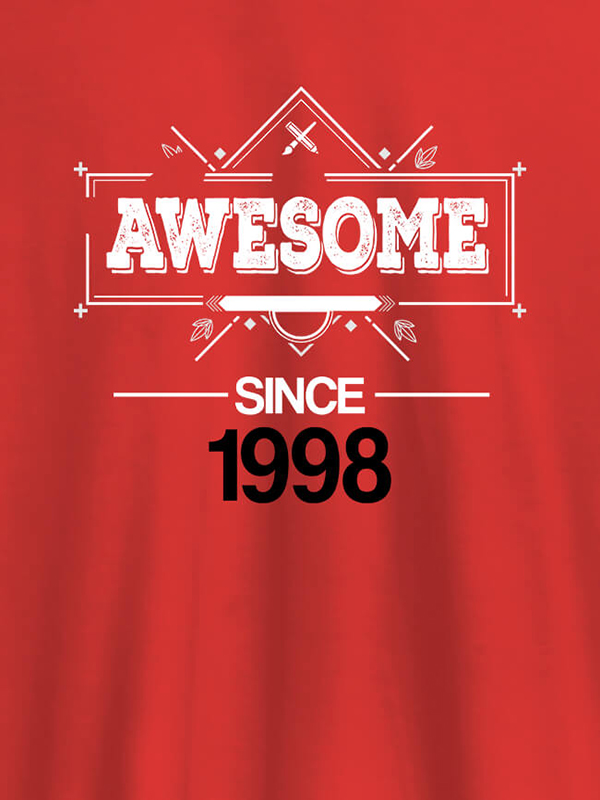 Custom Awesome Since Personalized Mens T Shirt