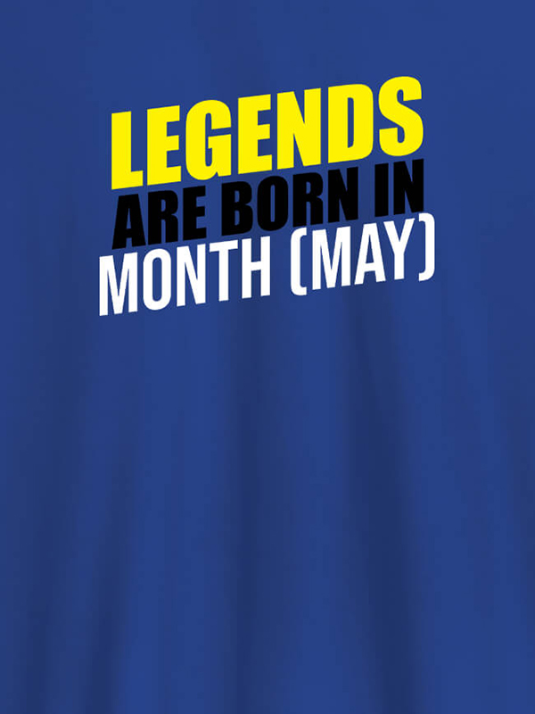 Custom Legends Are Born In November Printed Mens T Shirt
