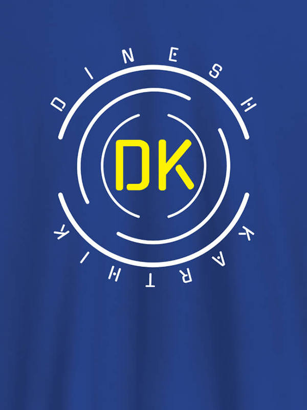 Custom Unique Round Personalised Mens Printed T Shirt With Name