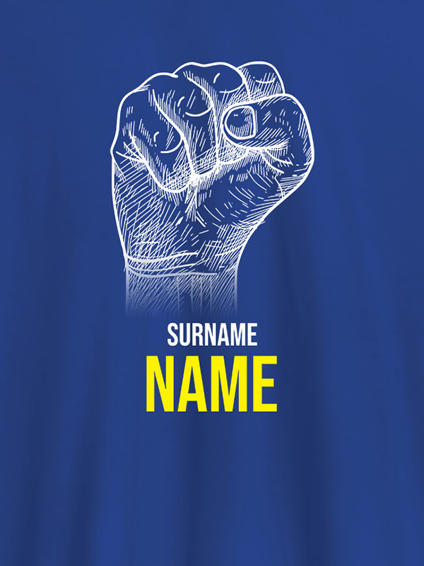 Custom Rebel with Your Surname On Men T Shirts with Name, Text, and Photo