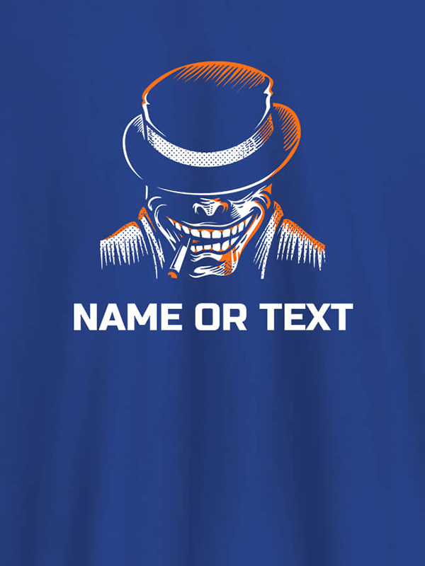 Custom Wild Man with Cigaratte On Personalized Tees