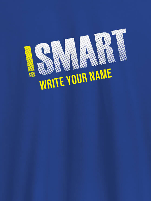 Custom iSmart with Your Name On Men T Shirts with Name, Text, and Photo