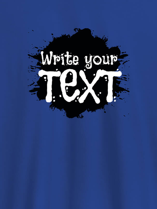 Custom Splash Design with your Name On Personalized Tees