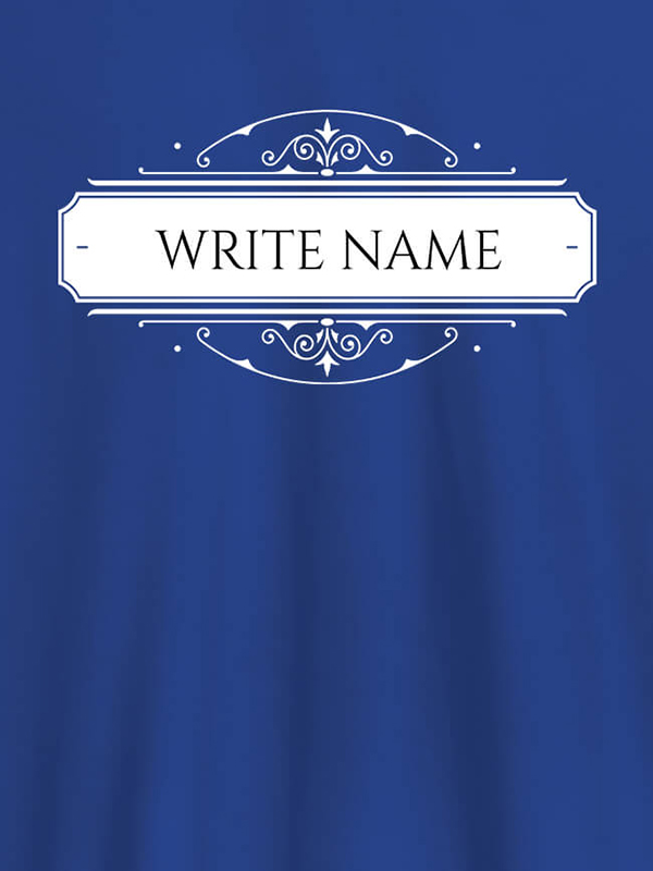 Custom Write YourName On Customized Tshirt for Men