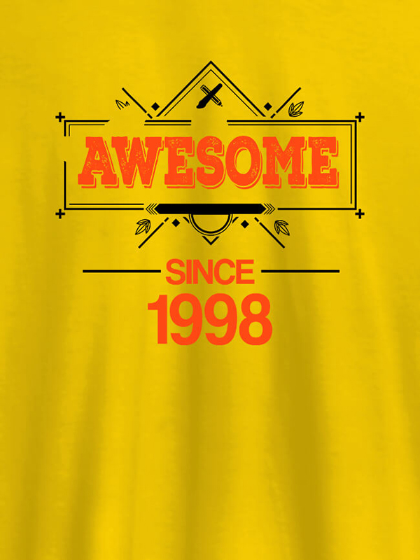 Custom Awesome Since Personalized Mens T Shirt