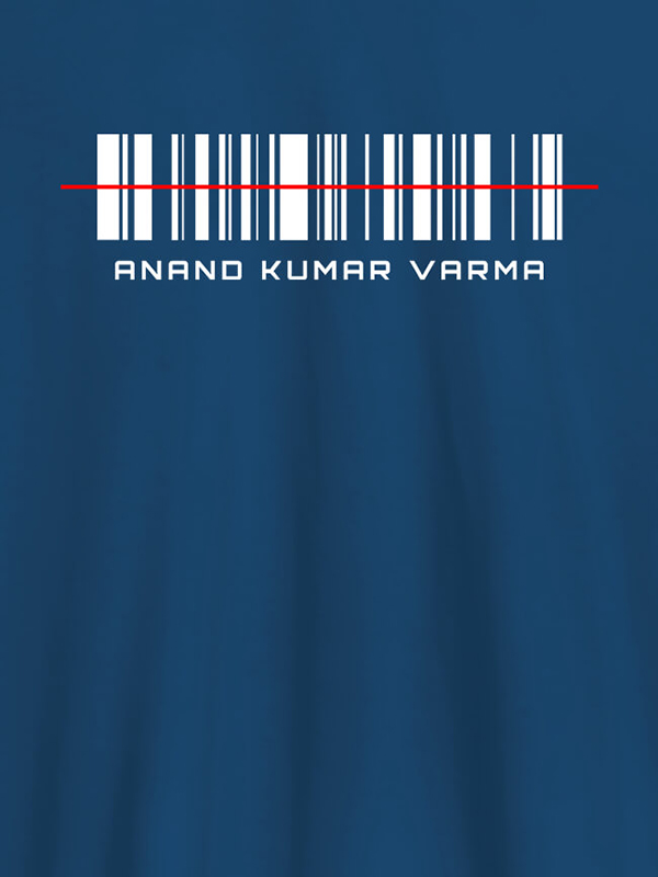 Custom Barcode With Name Personalized Printed Mens T Shirt