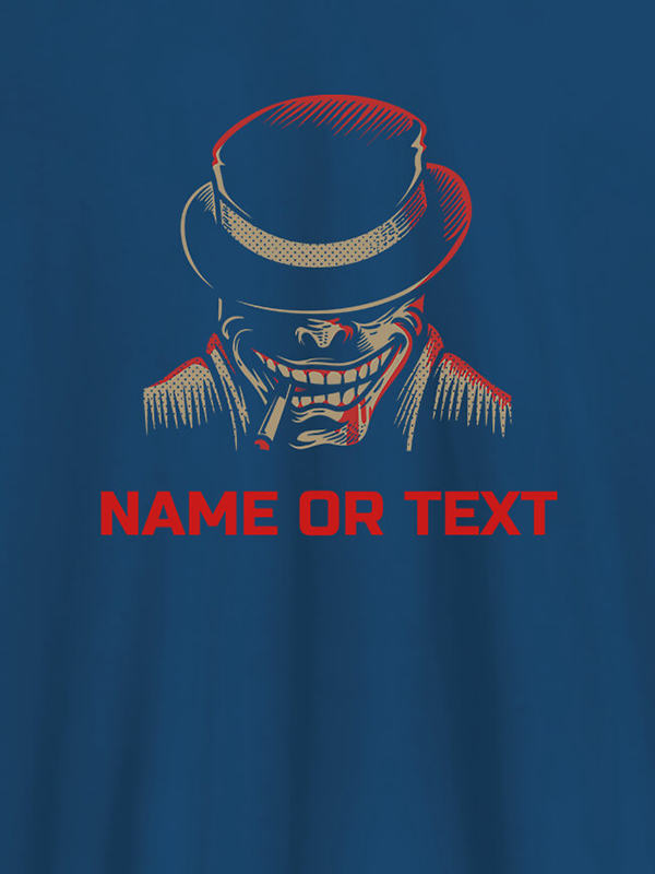 Custom Wild Man with Cigaratte On Personalized Tees