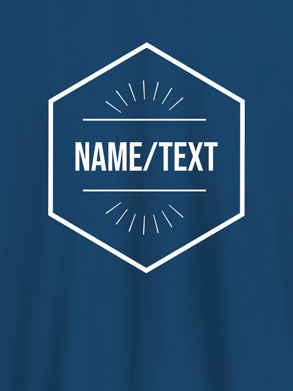 Custom Simple Design with Name On Personalized T-Shirt