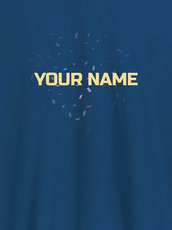 Custom Blast Design with Your Name On Customized Men Tees