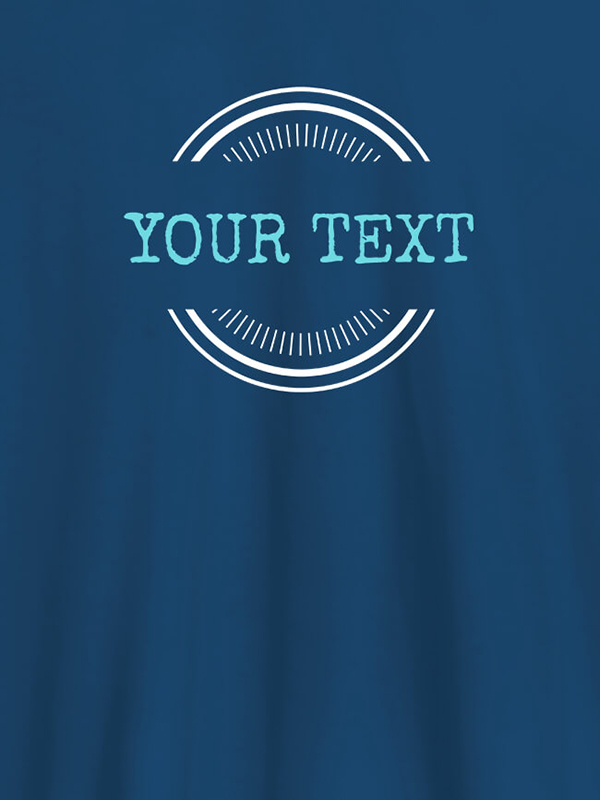 Custom Stamp Theme with Your Name On Customized Men Tees