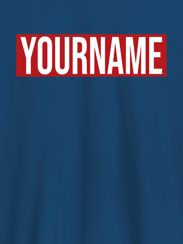 Custom YourName On Customized Tshirt for Men