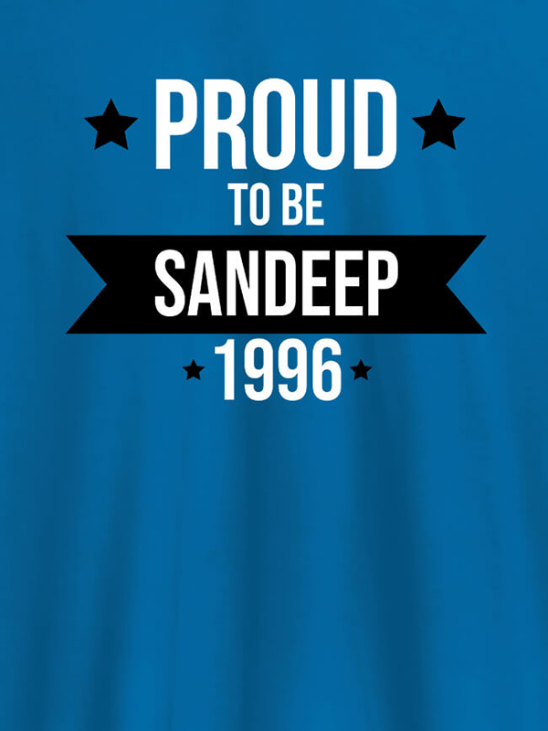 Custom Proud To Be Name Year Printed Mens T Shirt