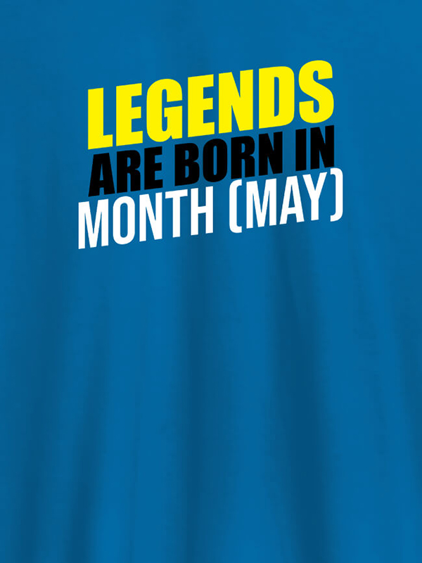 Custom Legends Are Born In November Printed Mens T Shirt