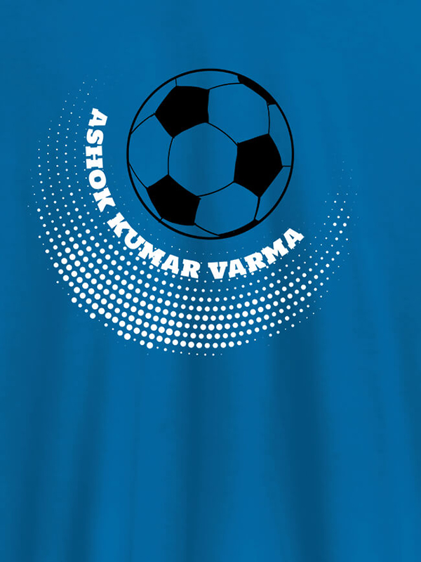 Custom Personalised Mens Unique Football T Shirt With Name