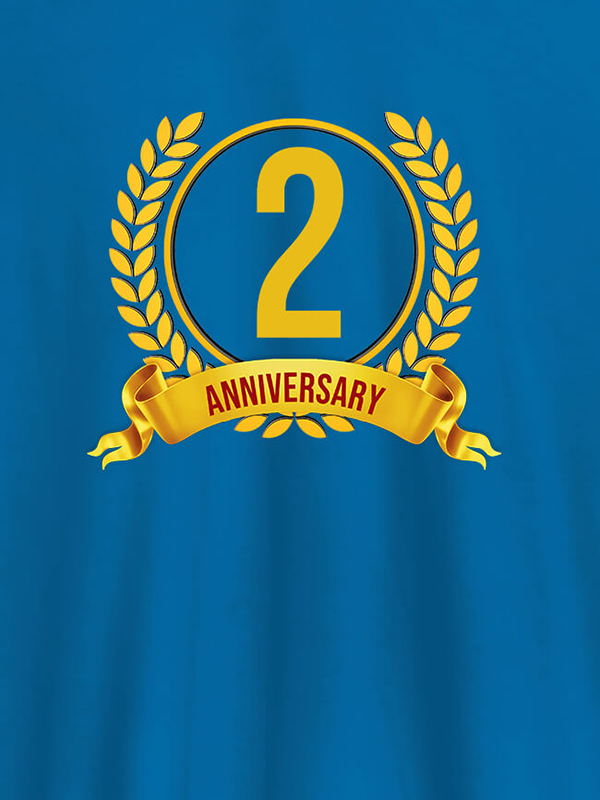 Custom Anniversary Theme On Personalized T-Shirt