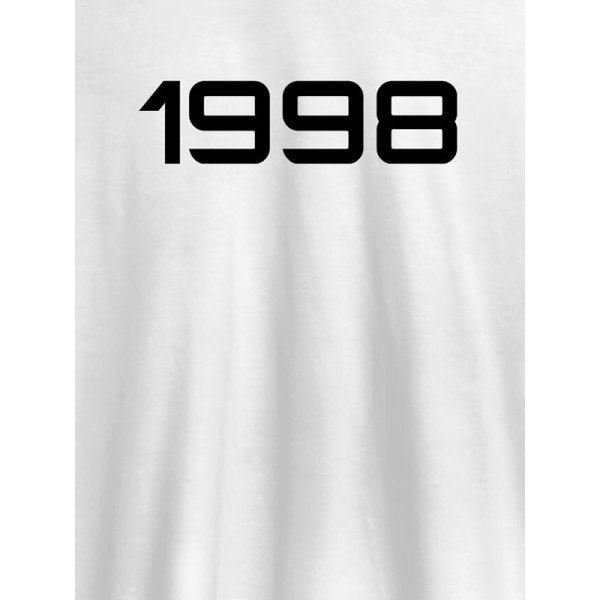 Birth Year Personalised Printed Mens T Shirt