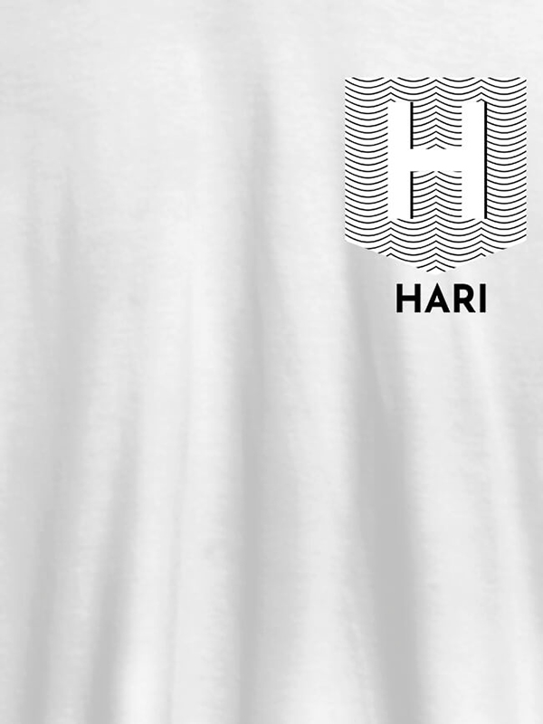 Custom Personalised Mens T Shirt With Name Right Corner