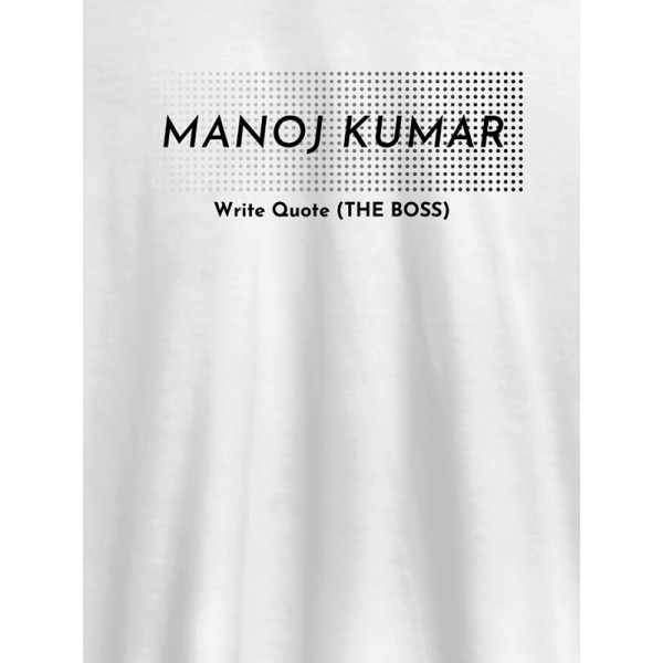 Personalised Unique Mens T Shirt With Name