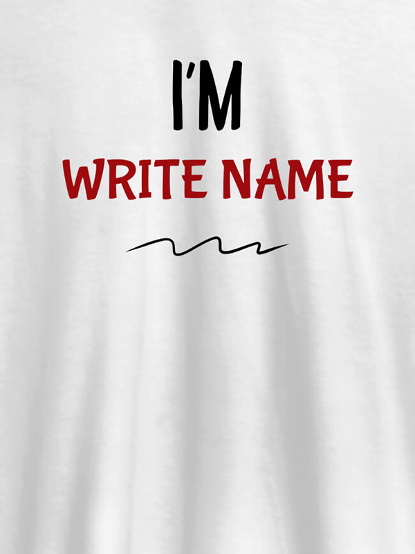 Custom I am with your Text On Customized Mens T-Shirt