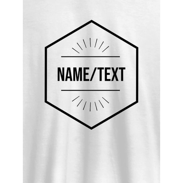 Simple Design with Name On Personalized T-Shirt