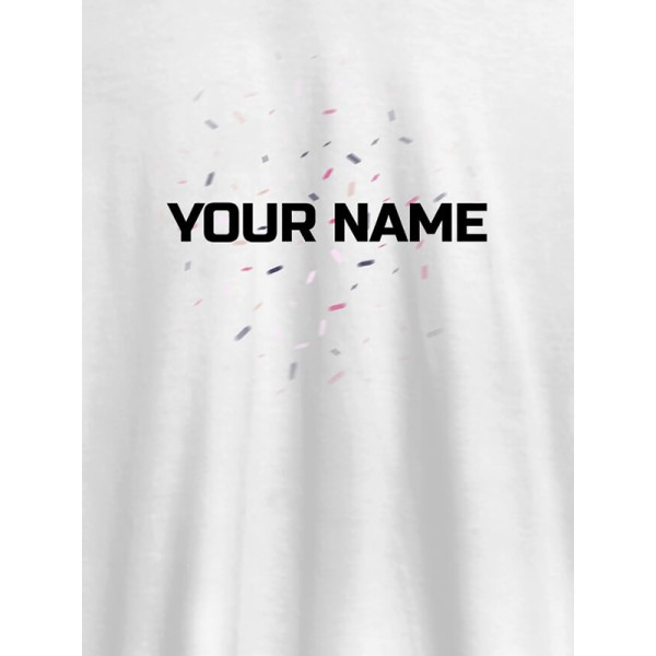 Blast Design with Your Name On Customized Men Tees