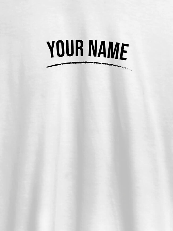Custom Signature Theme with Your Name On Customized Mens T-Shirt