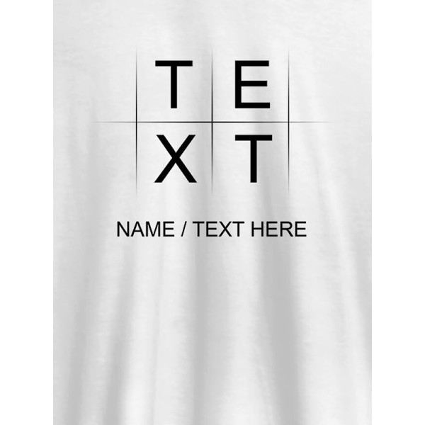 Write Your Name and Text On Personalized Tees Write Your Name and Text On Personalized Tees