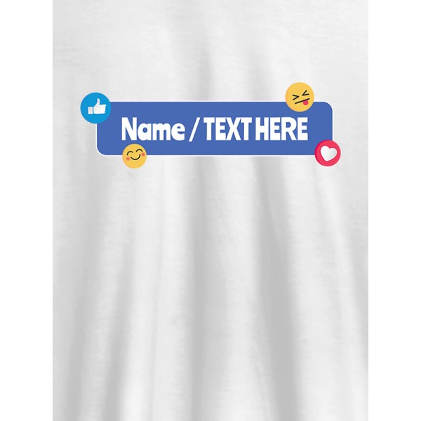 Your Name with Emojis On Personalized Tshirt Your Name with Emojis On Personalized Tshirt