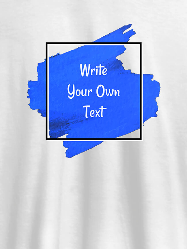 Custom Splash Theme with your Name On T-shirts For Men with Name, Text and Photo