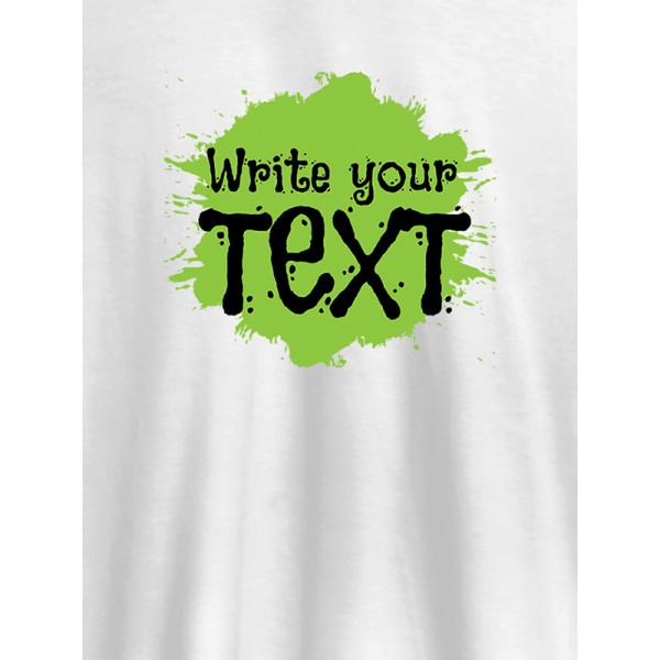 Splash Design with your Name On Personalized Tees