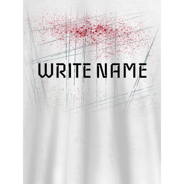 Uneven Line Theme with Your Name On Personalized T-Shirt