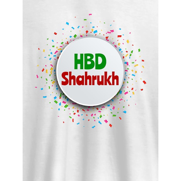 Birthday Theme with Your Name On Men T Shirts with Name, Text, and Photo