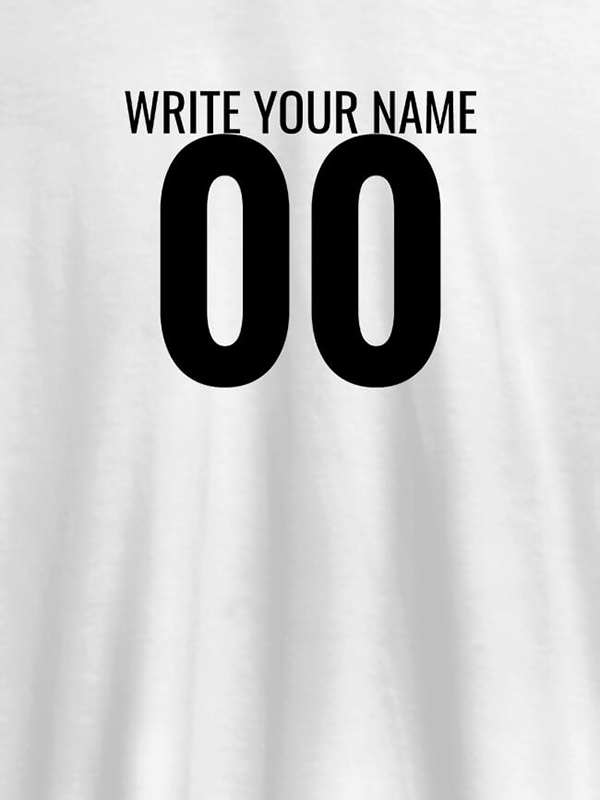 Custom Name and Number On Customized Men Tees