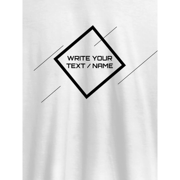 Diamond Shape with Your Name On Personalized Tees