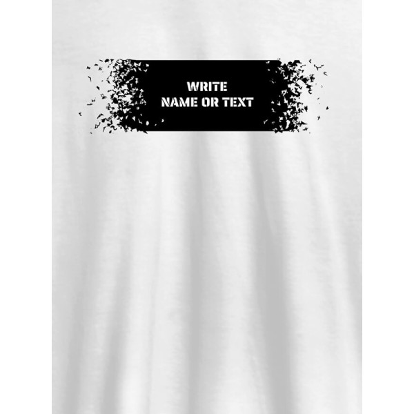 Sprinkle Design with Name On T-shirts For Men with Name, Text and Photo