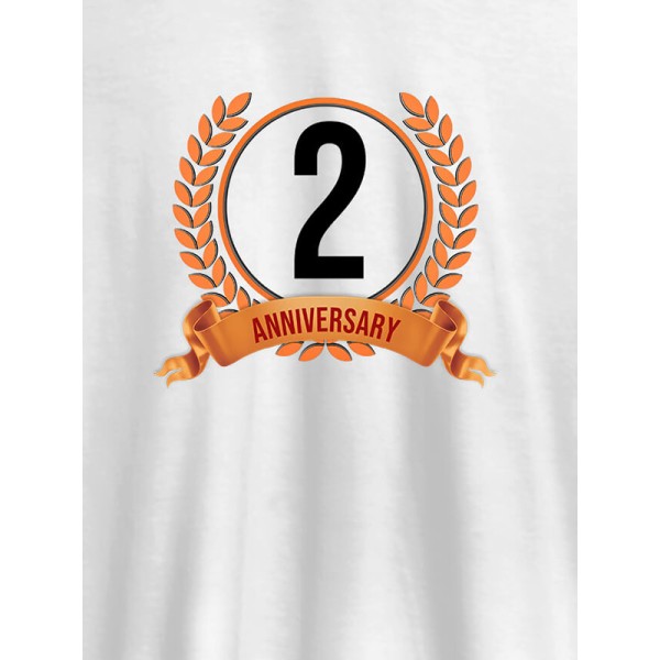 Anniversary Theme On Personalized T-Shirt