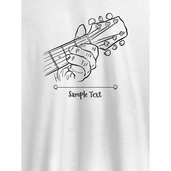 Unplugged Theme with Text On Men T Shirts with Name, Text, and Photo