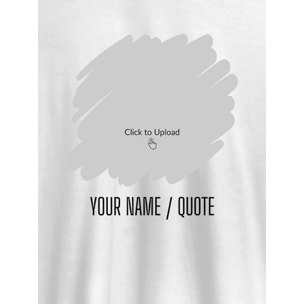 Your Photo in Circle Grunge Shape On Personalized Tees Your Photo in Circle Grunge Shape On Personalized Tees