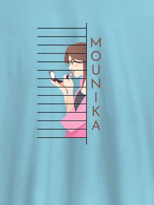 Custom Personalised Womens T Shirt With Name Unique Design