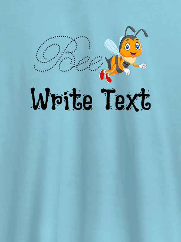 Custom Bee with Your Text On Customized Tshirt for Women