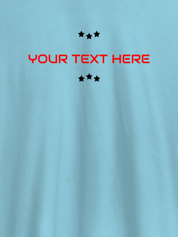 Custom 3 Stars with Your Name On Customized Tshirt for Women